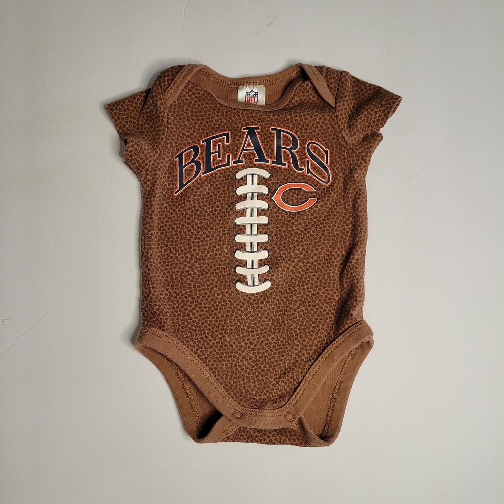 NFL Baby Brown Bears Football Short Sleeve Onesie